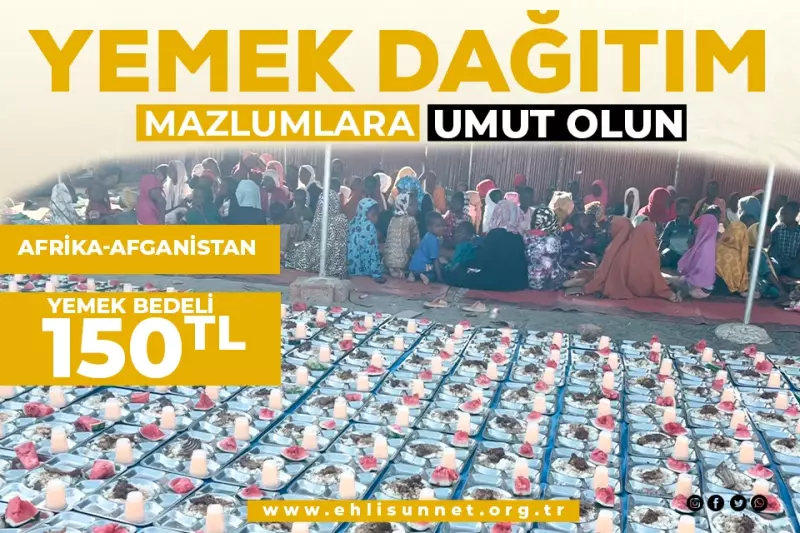 Afrika - Afganistan Sıcak Yemek Yardımı